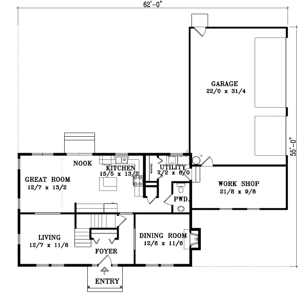 Main Floor Plan: 41-699