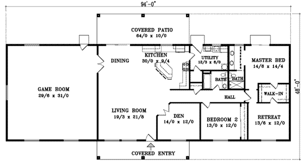 Main Floor Plan: 41-704