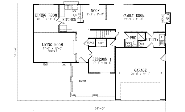 Main Floor Plan: 41-706