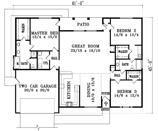 Main Floor Plan: 41-712