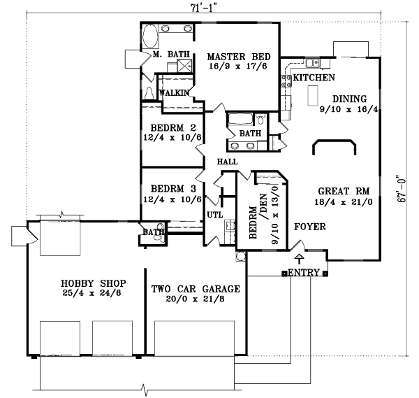 Main Floor Plan: 41-719