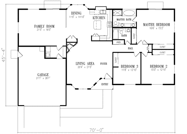 Main Floor Plan: 41-721