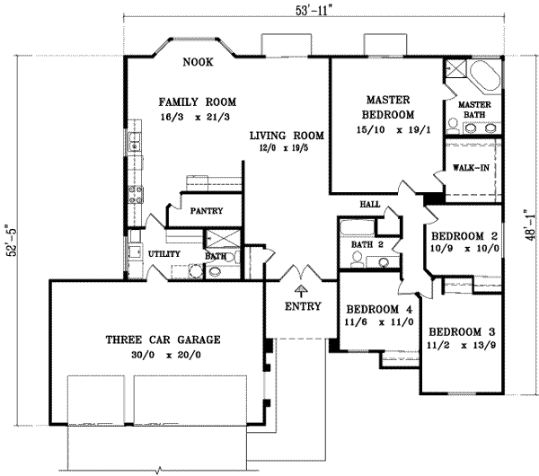 Main Floor Plan: 41-722