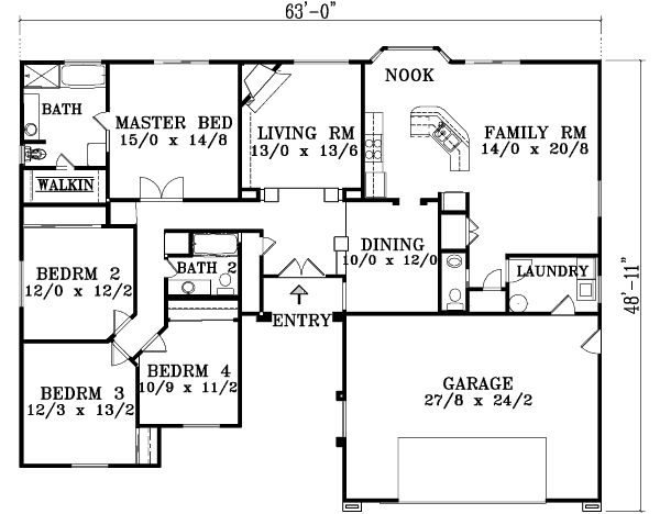 Main Floor Plan: 41-725