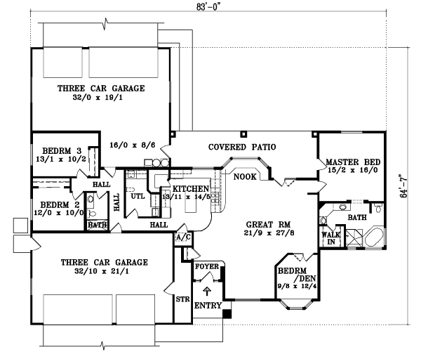 Main Floor Plan: 41-727