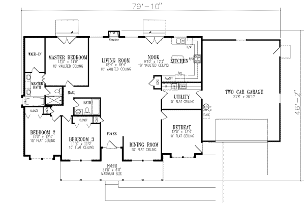 Main Floor Plan: 41-732