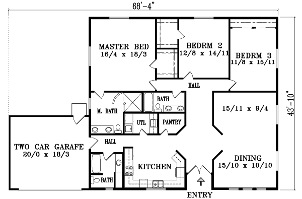 Main Floor Plan: 41-733