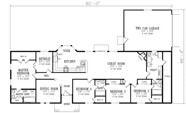 Main Floor Plan: 41-734