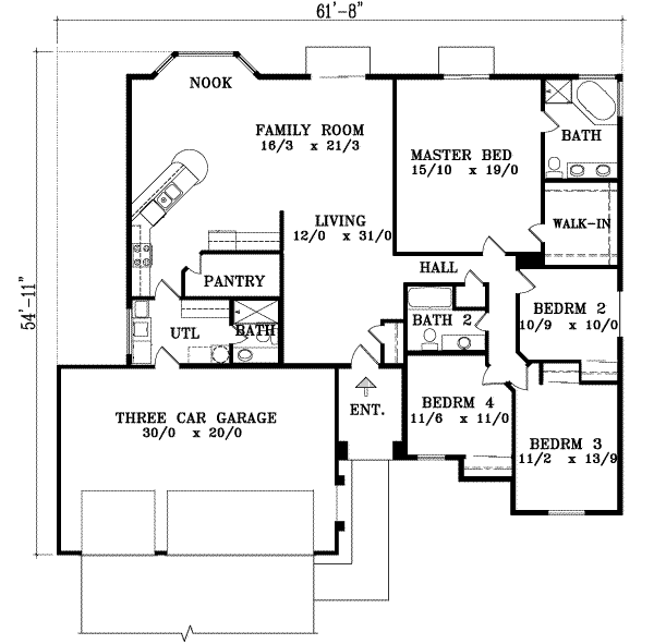 Main Floor Plan: 41-736