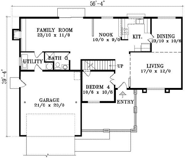 Main Floor Plan: 41-739