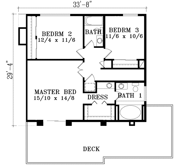 Upper/Second Floor Plan: 41-739
