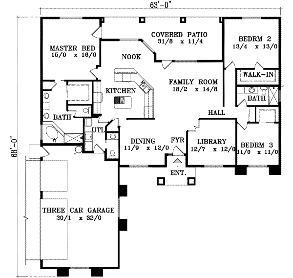 Main Floor Plan: 41-740