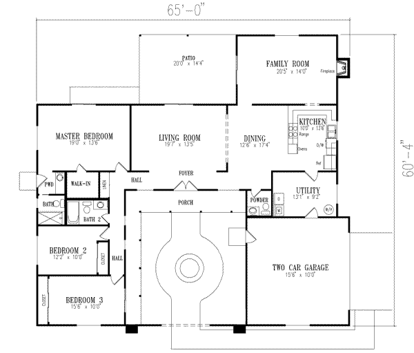 Main Floor Plan: 41-747