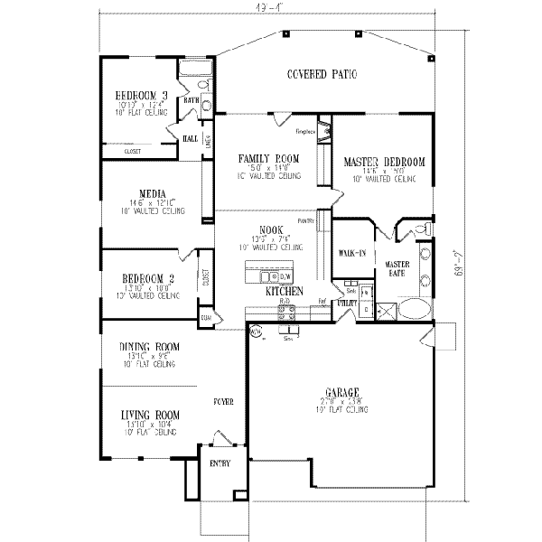 Main Floor Plan: 41-752