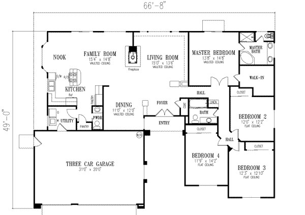 Main Floor Plan: 41-762