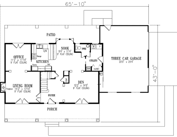 Main Floor Plan: 41-779