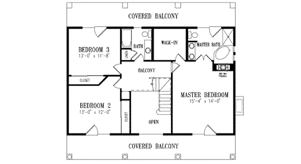 Upper/Second Floor Plan:41-780