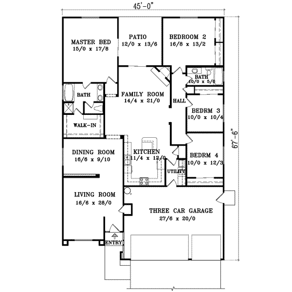 Main Floor Plan: 41-796