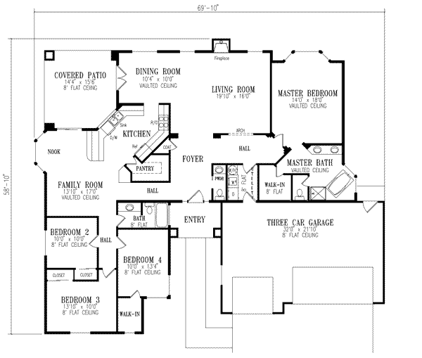 Main Floor Plan: 41-801