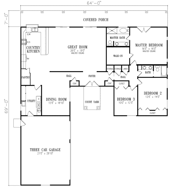 Main Floor Plan: 41-805
