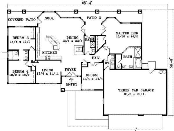 Main Floor Plan: 41-806