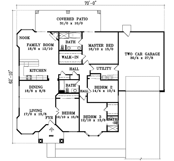 Main Floor Plan: 41-820