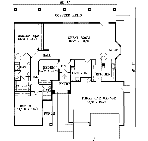 Main Floor Plan: 41-822