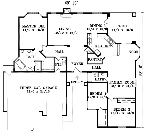 Main Floor Plan: 41-824