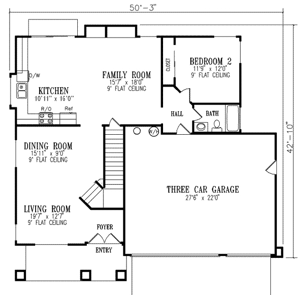 Main Floor Plan: 41-825