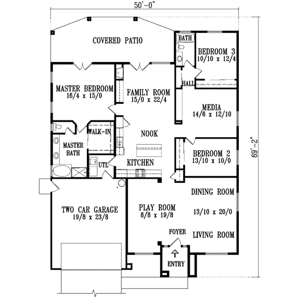 Main Floor Plan: 41-827