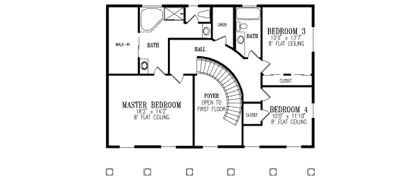Upper/Second Floor Plan: 41-828