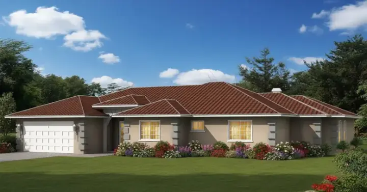 Mediterranean house plans 41-835 - front exterior, 2,329 sq ft, 3 bed, 3 bath house plans | Monster House Plans