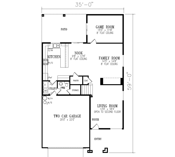 Main Floor Plan: 41-837