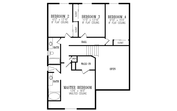 Upper/Second Floor Plan: 41-837