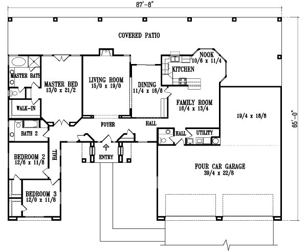 Main Floor Plan: 41-838
