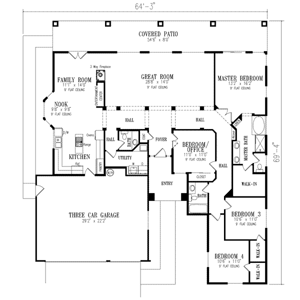 Main Floor Plan: 41-841
