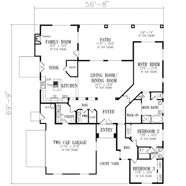 Main Floor Plan: 41-842
