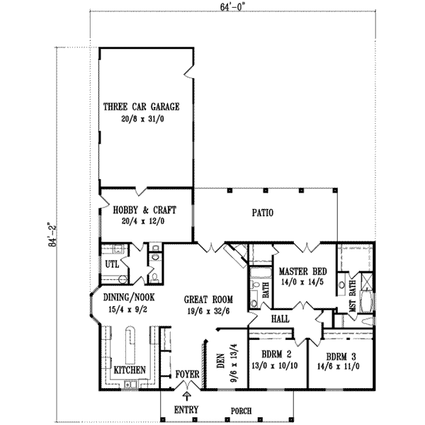 Main Floor Plan: 41-846