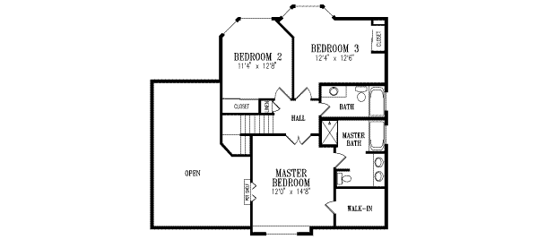 Upper/Second Floor Plan: 41-847