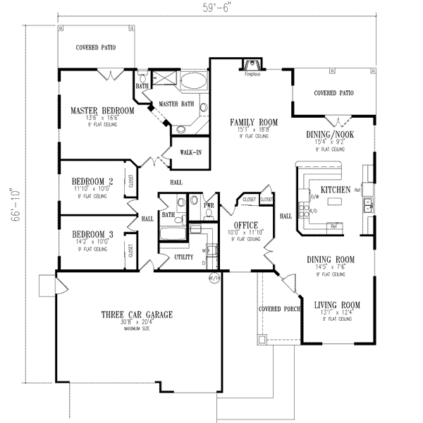 Main Floor Plan: 41-850