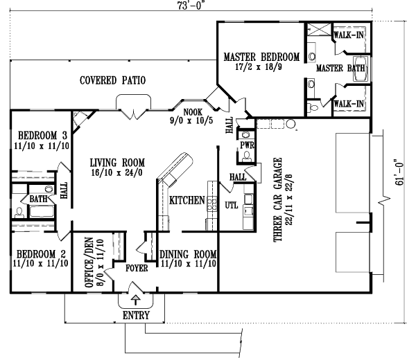 Main Floor Plan: 41-852