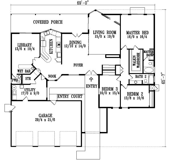Main Floor Plan: 41-853