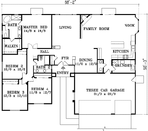 Main Floor Plan: 41-854