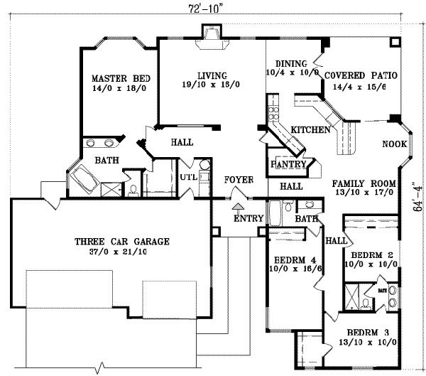 Main Floor Plan: 41-858