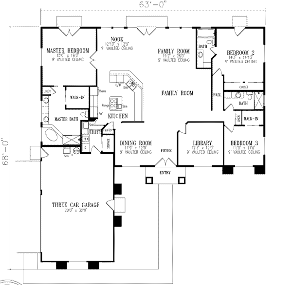 Main Floor Plan: 41-862