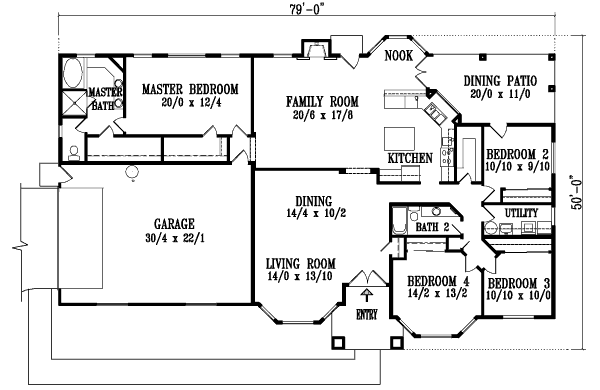 Main Floor Plan: 41-864