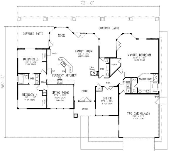 Main Floor Plan: 41-865
