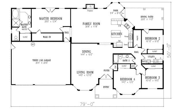 Main Floor Plan: 41-866