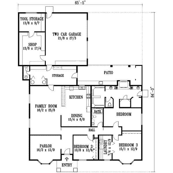 Main Floor Plan: 41-867