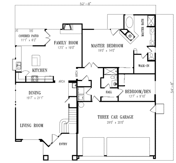 Main Floor Plan: 41-868